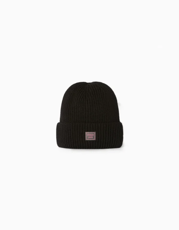 Beanie corto parche-BERSHKA Cheap