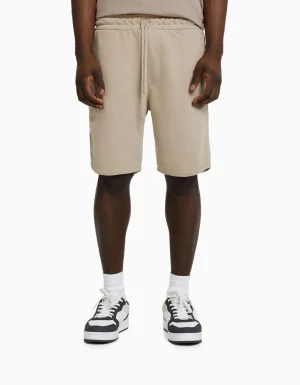 Bermuda básica felpa-BERSHKA Cheap