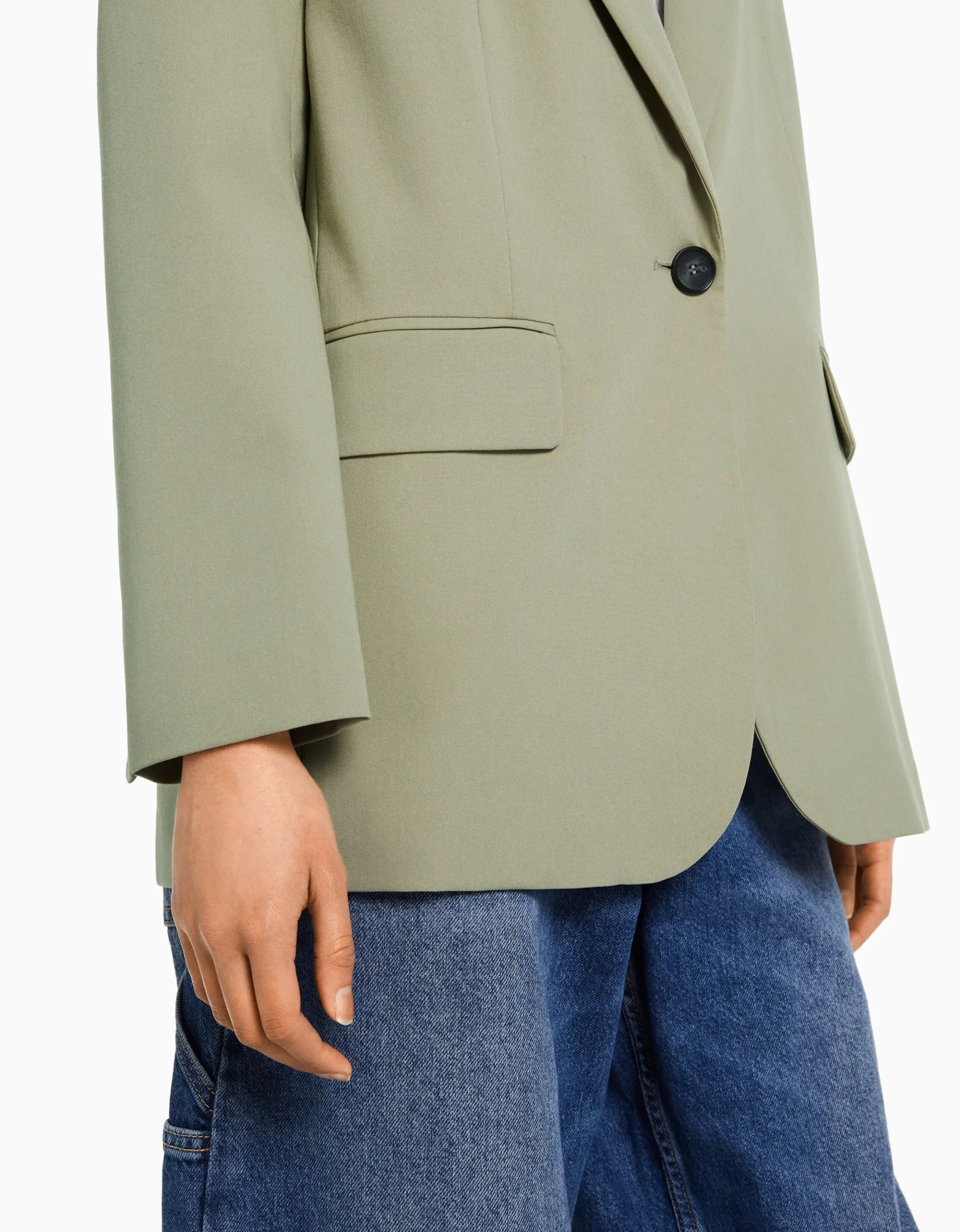 Blazer tailoring oversize corte masculino-BERSHKA Hot