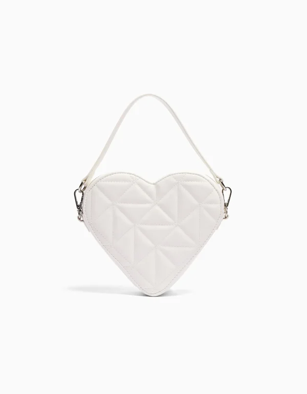 Bolso acolchado corazón asa ajustable-BERSHKA Outlet