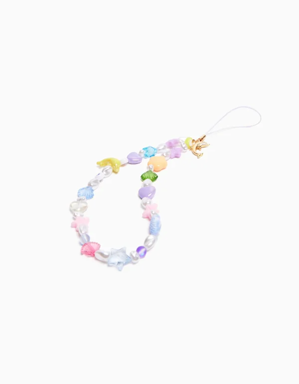 Cadena móvil efecto perlas-BERSHKA Sale