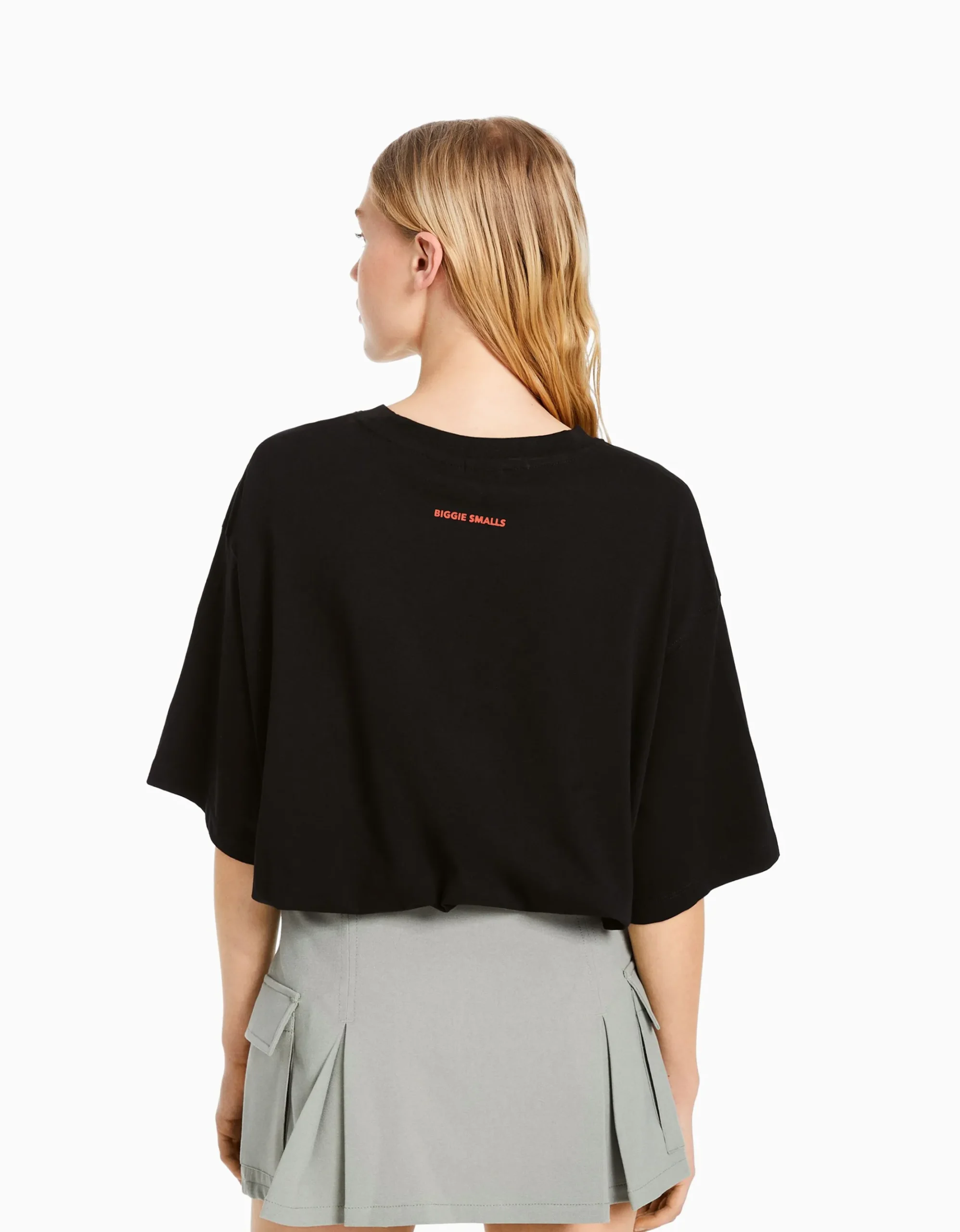 Camiseta manga corta boxy fit print The Notorious B.I.G.-BERSHKA Cheap