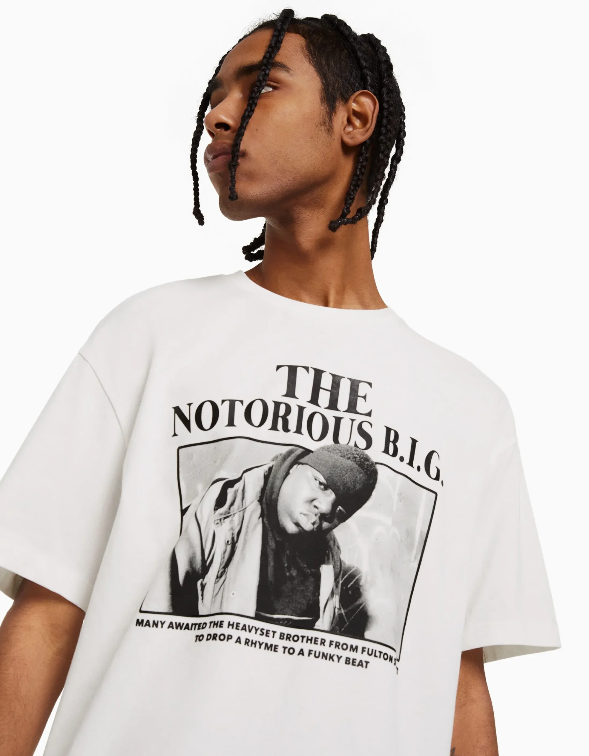 Camiseta manga corta boxy fit The Notorious B.I.G.-BERSHKA Outlet