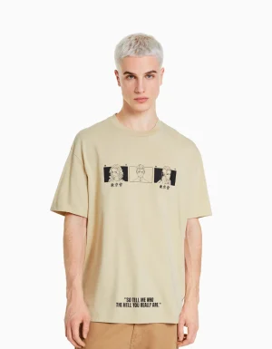 Camiseta manga corta boxy fit TOKYO REVENGERS-BERSHKA Store