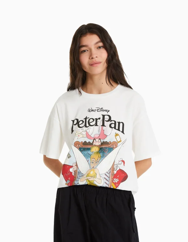 Camiseta manga corta print Peter Pan-BERSHKA Best