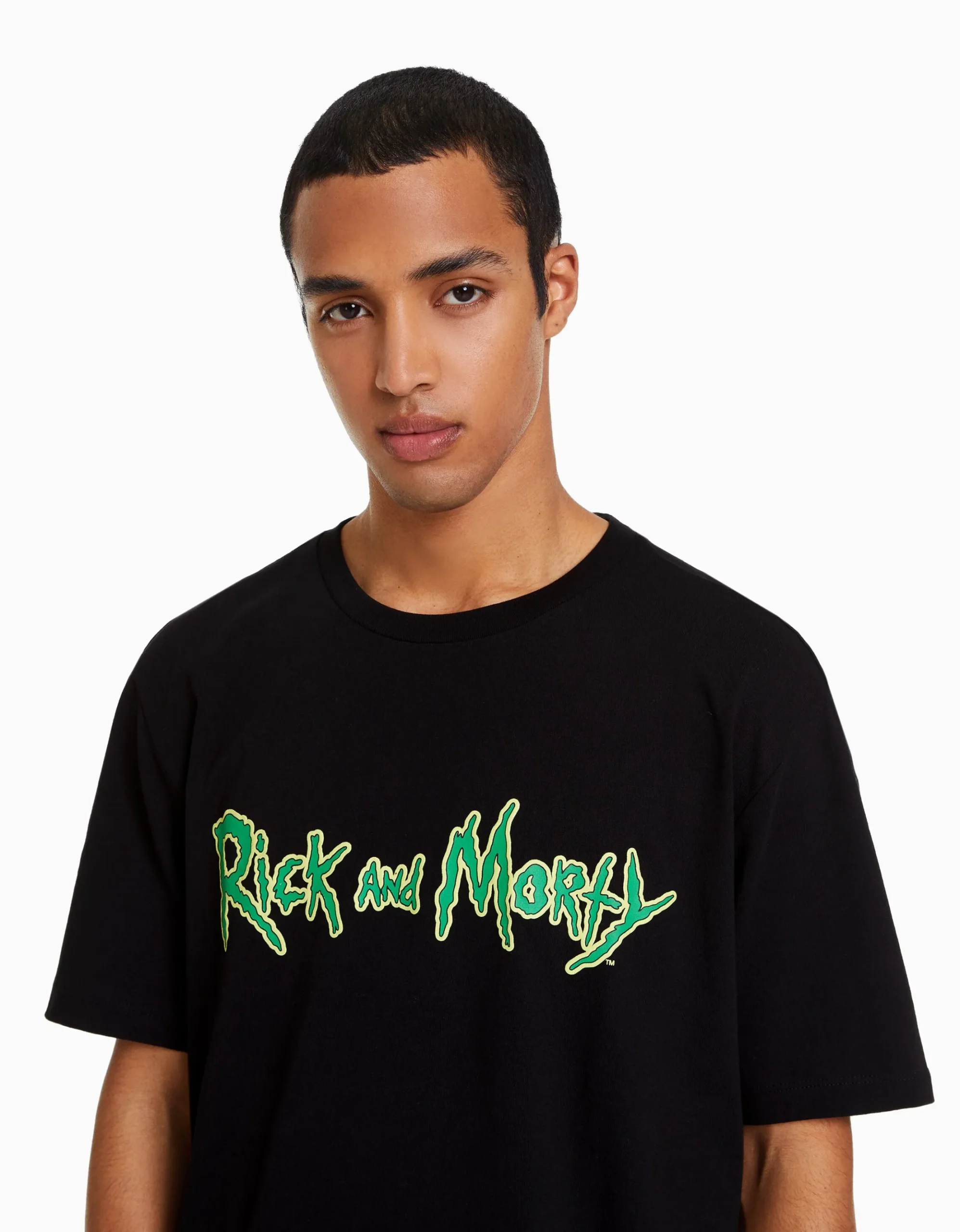 Camiseta manga corta regular fit print RickMorty-BERSHKA Best
