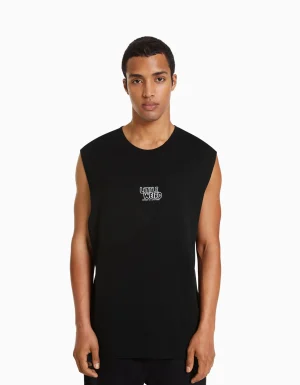 Camiseta sin mangas worker fit-BERSHKA Sale