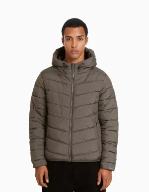 Cazadora acolchada ligera-BERSHKA Shop