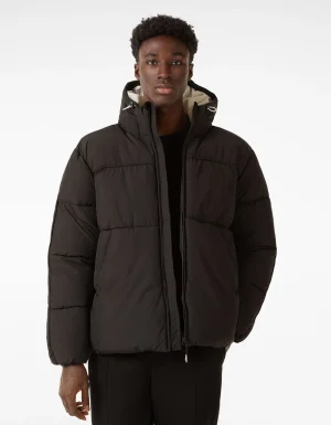 Cazadora puffy capucha-BERSHKA Cheap