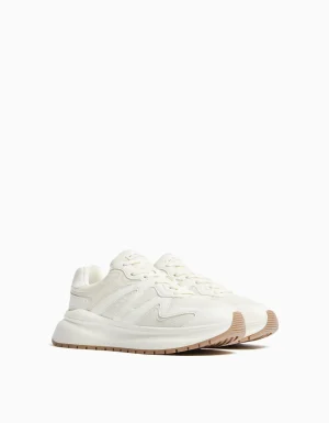 Deportivas con rejilla suela volumen hombre-BERSHKA Online