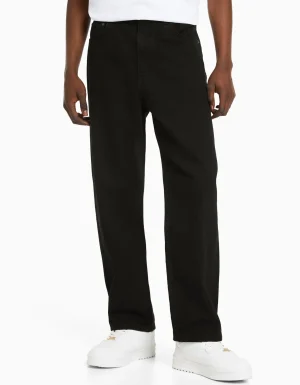 Jeans baggy-BERSHKA Cheap