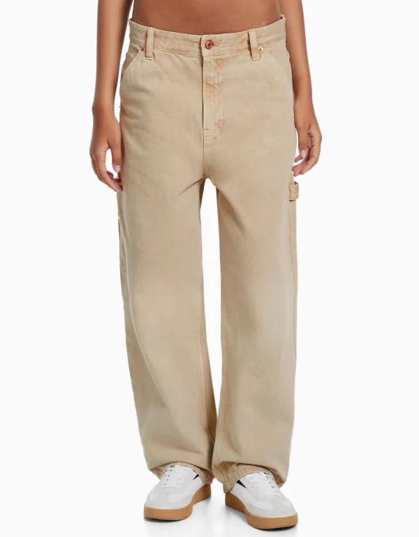 Jeans baggy carpenter-BERSHKA Flash Sale