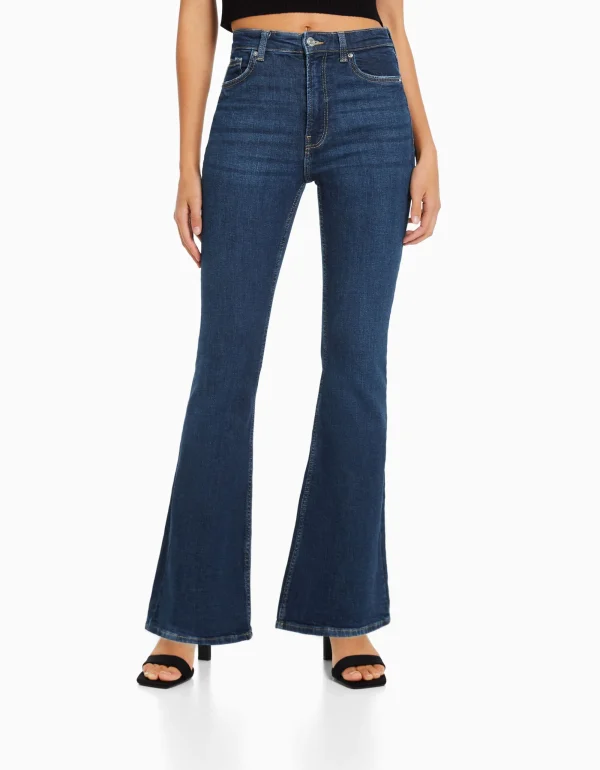 Jeans flare-BERSHKA Cheap
