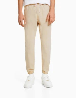 Jeans jogger color-BERSHKA Discount