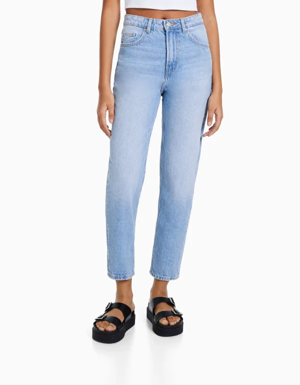 Jeans mom-BERSHKA Shop