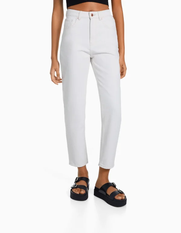 Jeans mom-BERSHKA Flash Sale