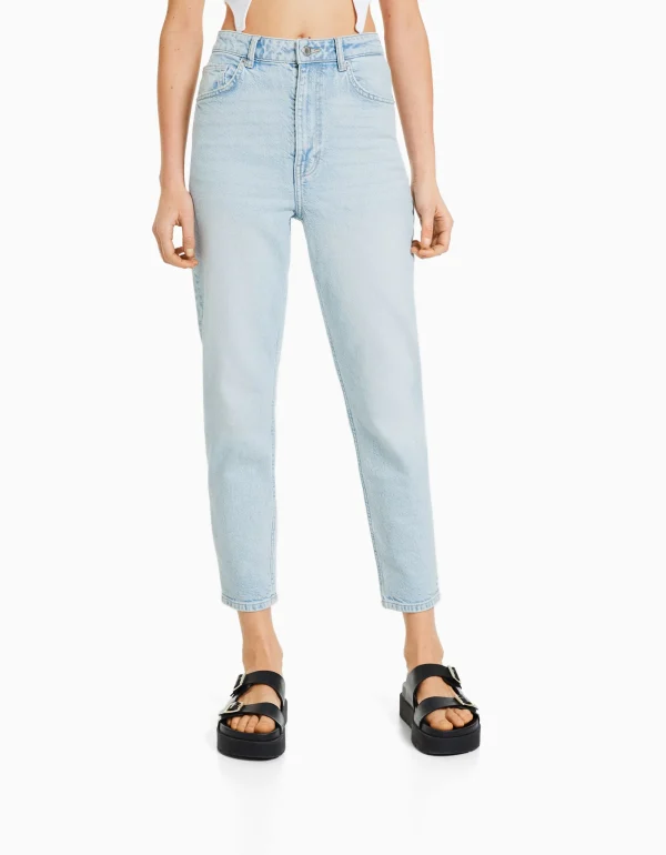 Jeans mom slim confort-BERSHKA Flash Sale