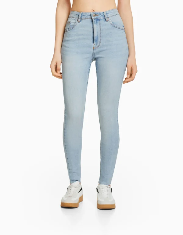 Jeans skinny high waist-BERSHKA Hot