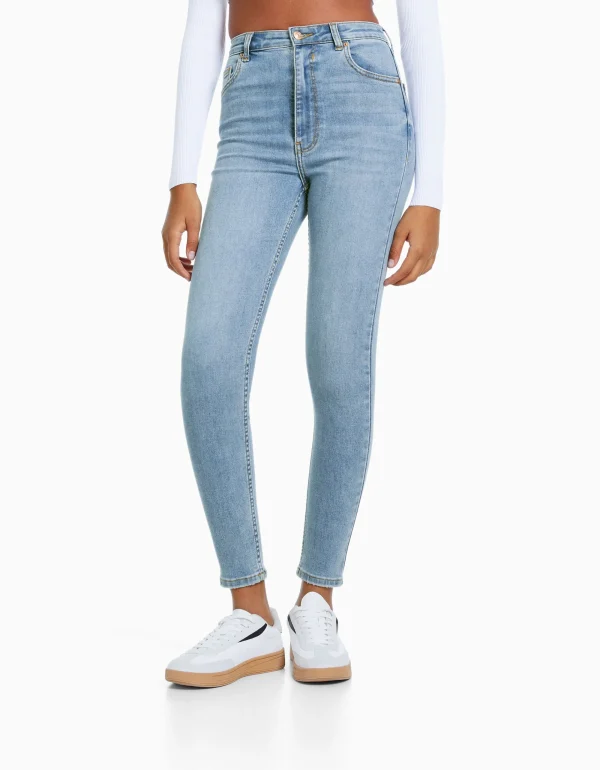 Jeans skinny super high waist-BERSHKA New