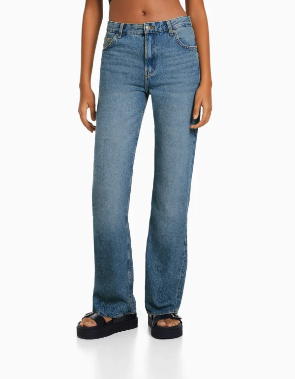 Jeans straight-BERSHKA Shop