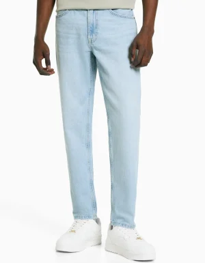 Jeans straight vintage-BERSHKA Best Sale