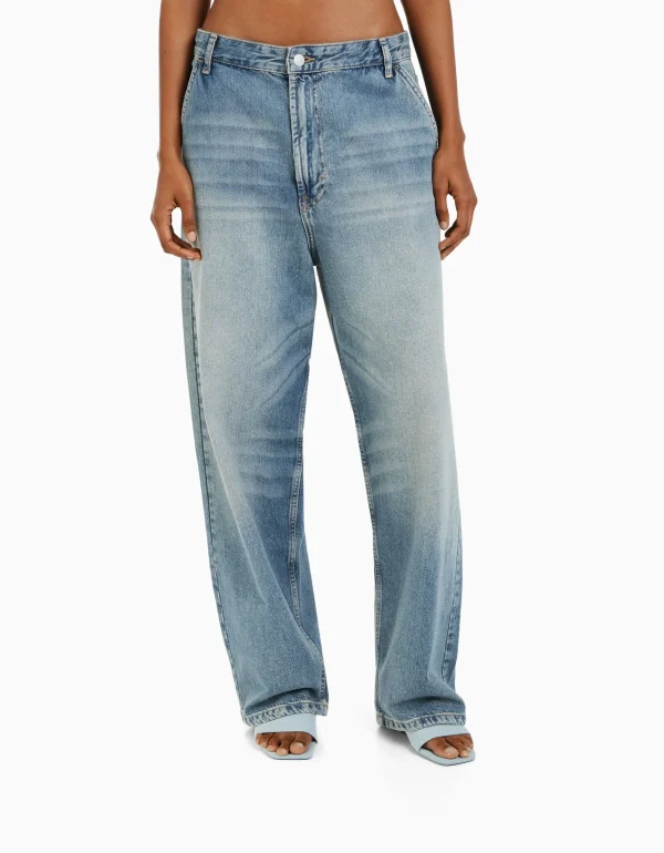 Jeans wide skate-BERSHKA Fashion