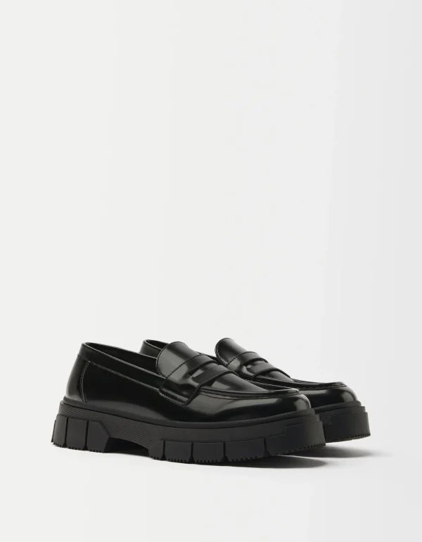 Mocasín suela track hombre-BERSHKA Outlet