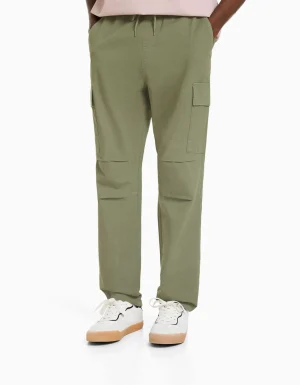 Pantalón cargo stoppers-BERSHKA Cheap