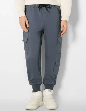 Pantalón jogger cargo slim-BERSHKA Sale