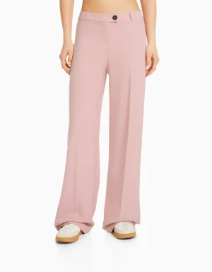 Pantalón wide leg tailoring trabillas-BERSHKA Best Sale