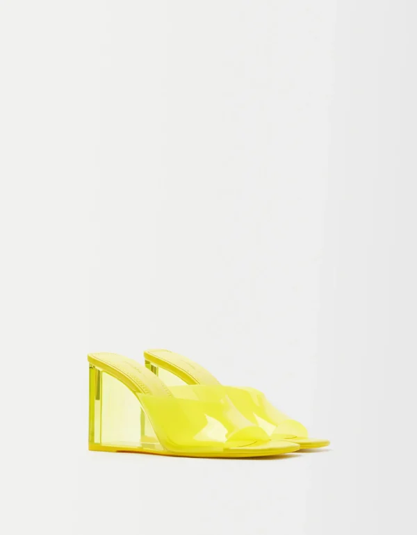 Sandalia cuña metacrilato-BERSHKA Flash Sale