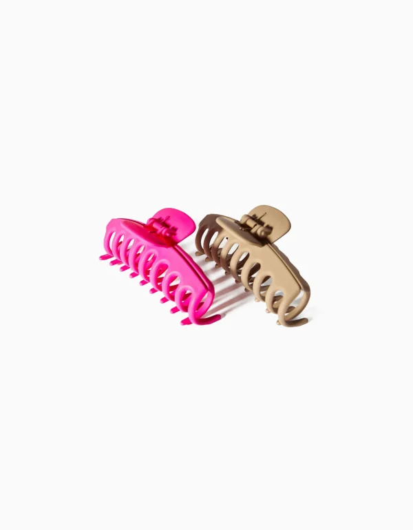Set 2 pinzas pelo color-BERSHKA Best Sale