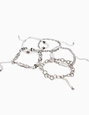 Set 5 pulseras perlas-BERSHKA Best Sale