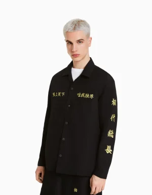 Sobrecamisa bordado TOKYO REVENGERS-BERSHKA Clearance