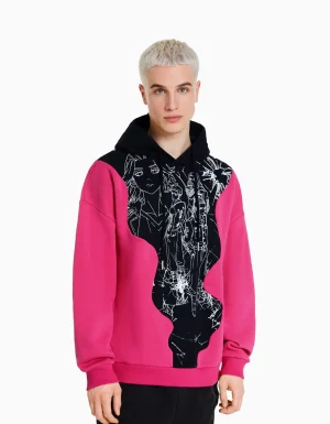 Sudadera capucha print TOKYO REVENGERS-BERSHKA Cheap