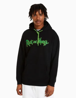 Sudadera print RickMorty-BERSHKA Hot