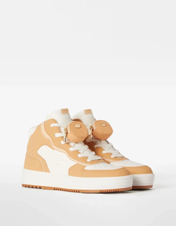 Zapatillas abotinadas mini monedero-BERSHKA Fashion