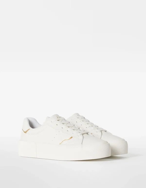 Zapatillas detalles metalizados-BERSHKA Shop