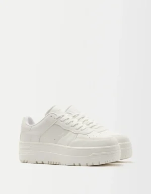 Zapatillas plataforma monocolor-BERSHKA Discount
