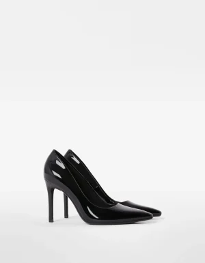 Zapato tacón brillo-BERSHKA Hot